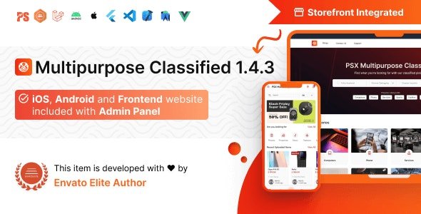 Multipurpose Classified App Buy, Sell, Ecommerce like Olx, Mercari, Offerup, Carousell