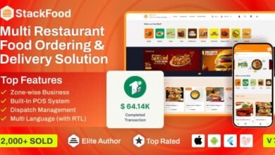 StackFood Multi Restaurant - Food Delivery App with Laravel Admin and Restaurant Panel